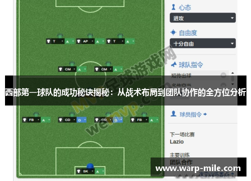 西部第一球队的成功秘诀揭秘:从战术布局到团队协作的全方位分析 西部第一球队的成功秘诀揭秘:从战术布局到团队协作的全方位分析